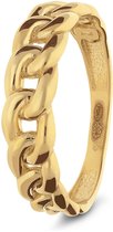 Glow 214.241654 Dames Ring - Minimalistische ring - Sieraad - 14 Karaat Goud