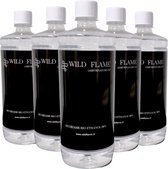 WILD FLAME 96 % Bio-ethanol 5 Liter - Biobrandstof voor Sfeerhaarden - Duurzame Biologische Bio-ethanol - Geurloos BIOETHANOLHAARDEN.COM