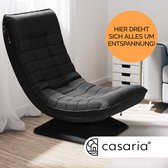 Casaria Fauteuil - Verstelbaar 58x57x84cm - Zwart