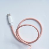 USB C naar USB C Kabel - Oplaadkabel - Roze - 4 voor €11,99