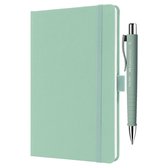 Sigel notitieboek - Jolie - A5 - Mighty Mint - hardcover - lijn - 174 pagina's - 80 grams - met GRATIS balpen - WS-SI-SY549
