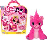 SCRUFF A LUVS Sewing machine + pink plush Little Live Pets Sew Surprise