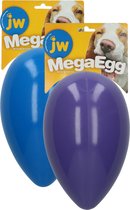 JW Mega egg - Hondenspeeltje - Hondenbal - Medium - Blauw - ø 25 cm