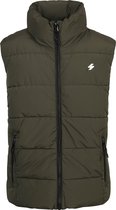 Superdry Sports Puffer Gilet Hommes - Vert - Taille M