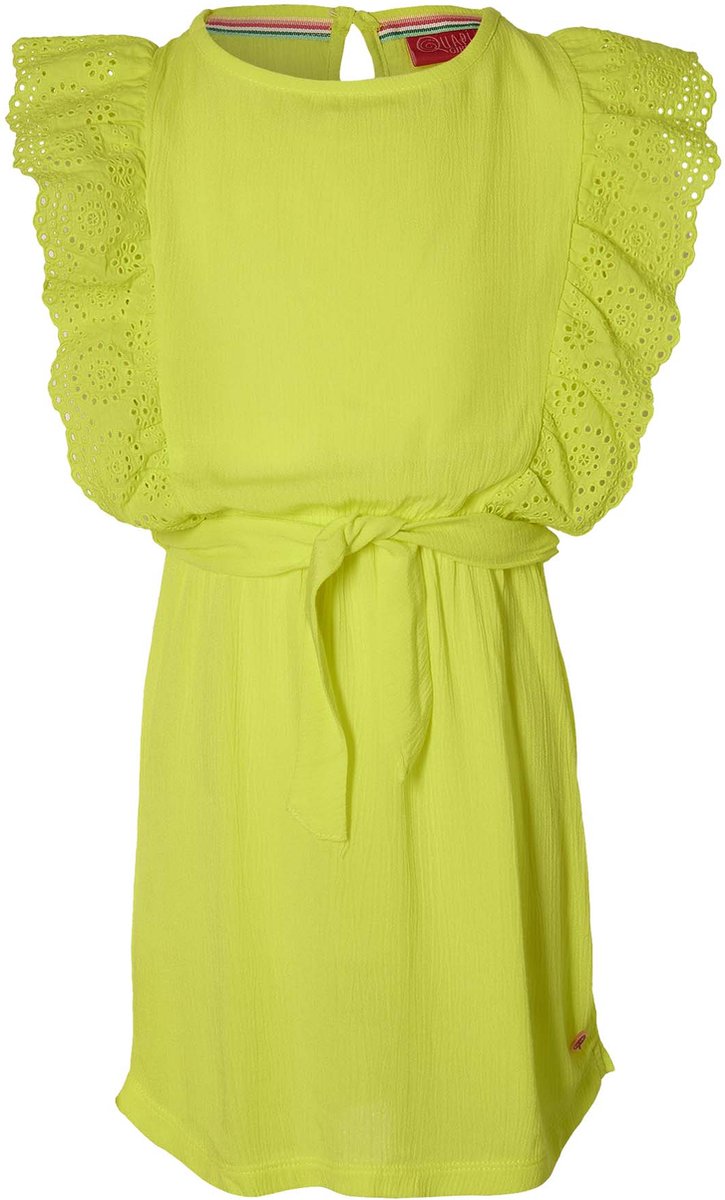 Quapi meisjes mouwloze jurk Fancy Lemon Yellow - maat 92
