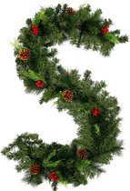 Kerstslinger - Kerstversiering - Kerst - Feestdagen - Versiering - Kerstboom - Groen - Kerstkrans