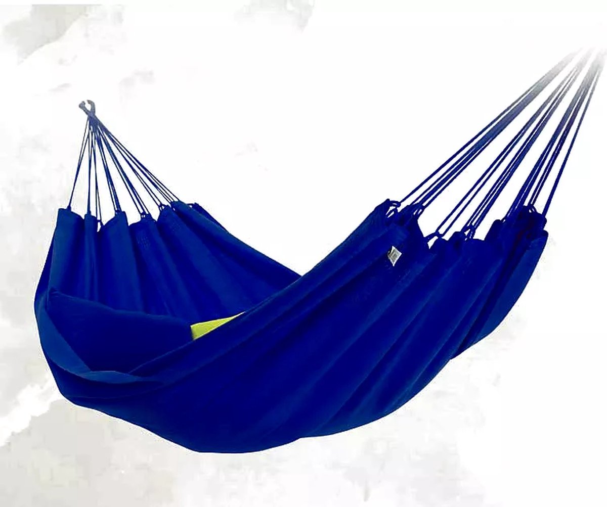 Hangmat Single 140x220 cm. - Effen donkerblauw - Denana Brazil
