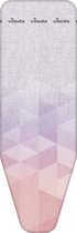 Vileda Diamond Strijkplankovertrek - Universele maat - 3 keer zo duurzaam - Geen schroeiplekken of vergeling - Gemakkelijk te plaatsen - Met schuimlaag - Roze/Paars