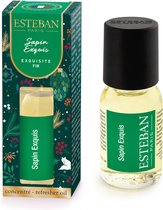Esteban - Edition Limited Noël - huile essentielle parfumée - Sapin Exquis - parfum boisé et ambré - 15ml