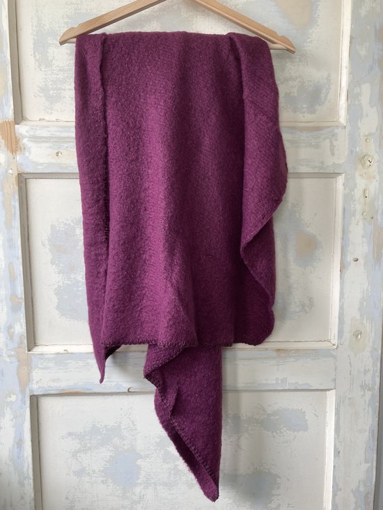 Sjaal - Paars - Cashmere - Shawl - 180 x 70cm