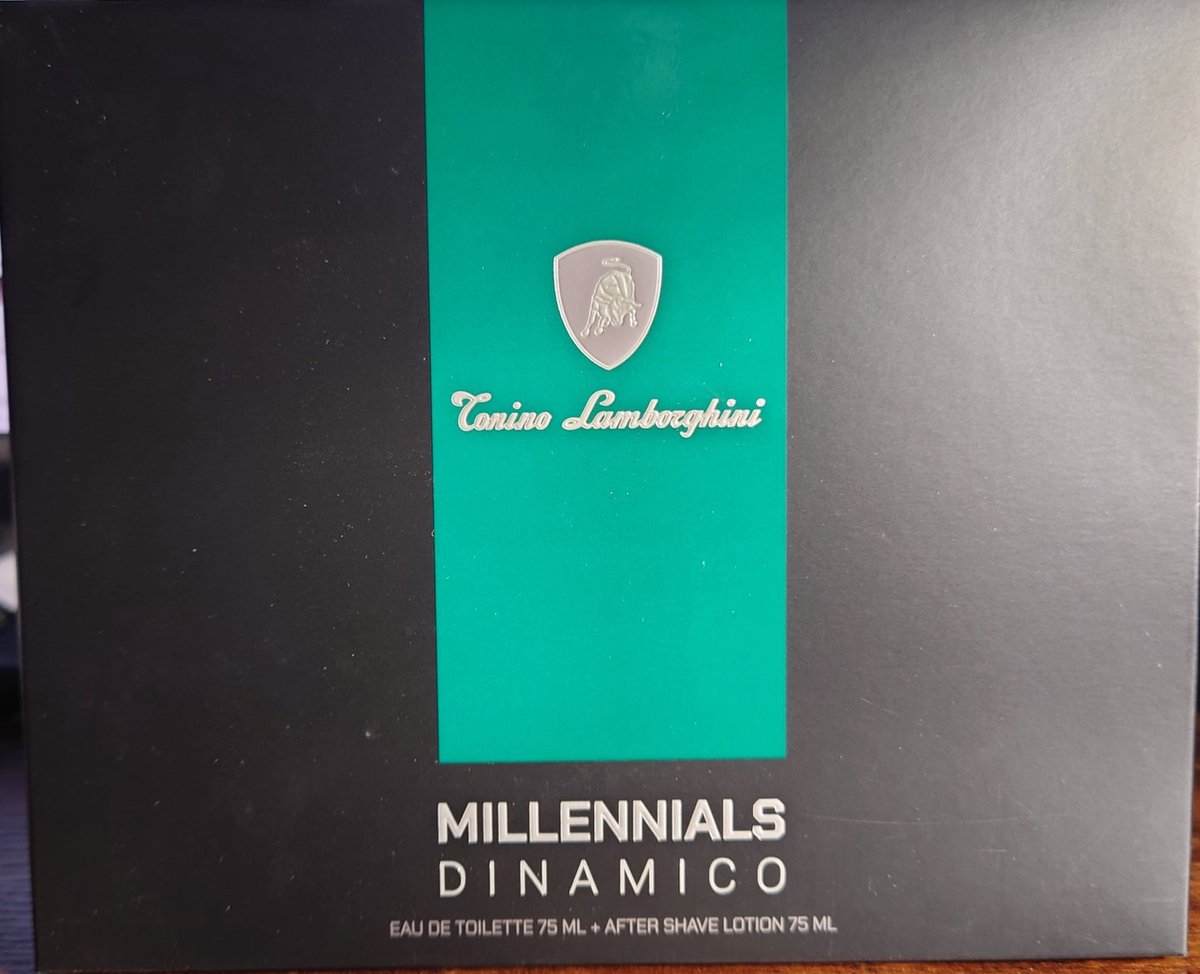 Lamborghini Millennials Dinamico Cadeauset met 75ml eau de toilette en 75ml After Shave Lotion