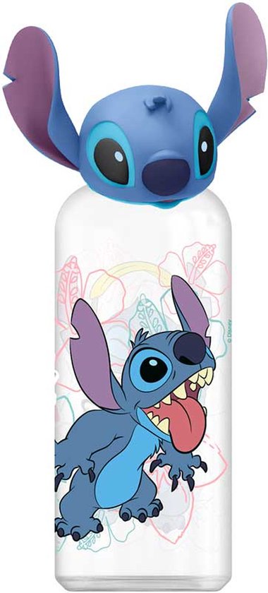 Lilo en Stitch 3D  Plastiek - drinkbeker - drinkfles -  560 ml