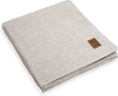 Knit Factory Jesse Plaid XL - Beige - 195x225 cm