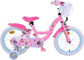 Vélo pour enfants Disney Princess - Filles - 16 pouces - Rose - Deux freins à main