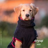 DryUp- honden badjas-Hondenjas-badjas voor de hond-zwart-ruglengte tot 40cm