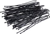 Haarpin - Bobby Pin Zwart | Haar Styling hulpstuk - haarclip tool - Spiraal Volume creatie - haarspeld - Haarschuifje - Bobby Pin - 60 stuks
