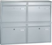 Rottner Brievenbussysteem BKS 4 Postkasten RVS |63,5x72x12,5cm|Excl. standaard|