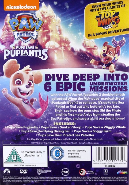 paw-patrol-pups-save-puplantis-dvd-max-calinescu-dvd-s-bol