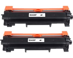 Toners-kopen.nl Brother TN-2420 TN2420 Toner Zwart 2-pack - 12.000 pagina's totaal - Huismerk Compatible - Geschikt voor Brother DCP-L2510D Brother DCP-L2530DW…