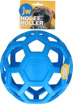 JW HOL-EE ROLLER – Hondenspeeltje - Hondenspeelgoed - Hondenbal - XL - Ø 19 cm - Natuurrubber - Blauw