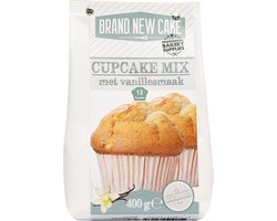 BrandNewCake® Cupcake-mix Vanille 400gr - Bakmix - Glutenvrij - Mix voor Cupcakes