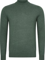 Mario Russo Turtle Neck - Trui Heren - Sweater Heren - Coltrui Heren - 3XL - Eend Groen