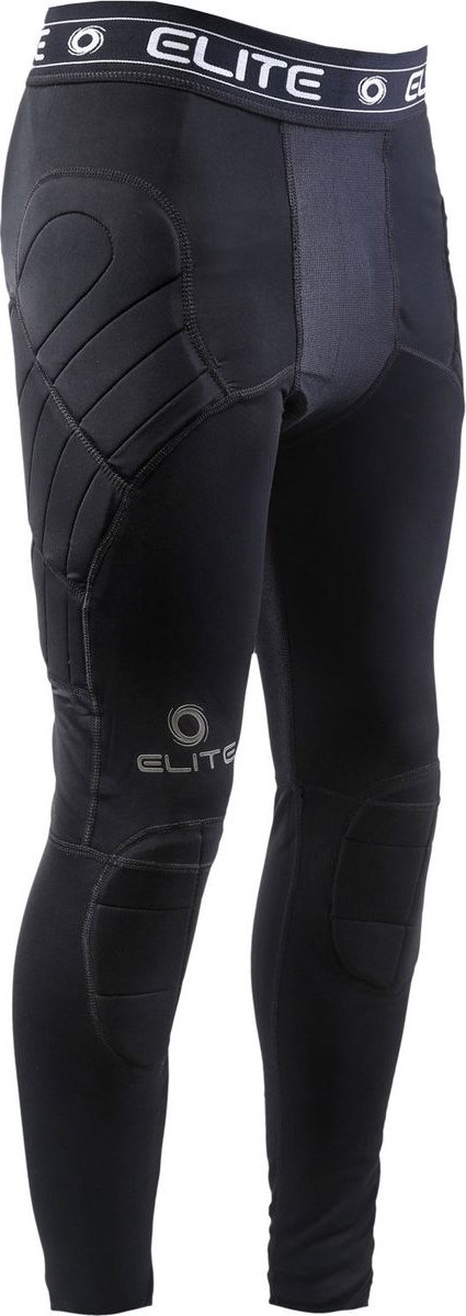 Elite Sport Body Shield Padded Compression Keeperbroek Kinderen - Zwart | Maat: 18