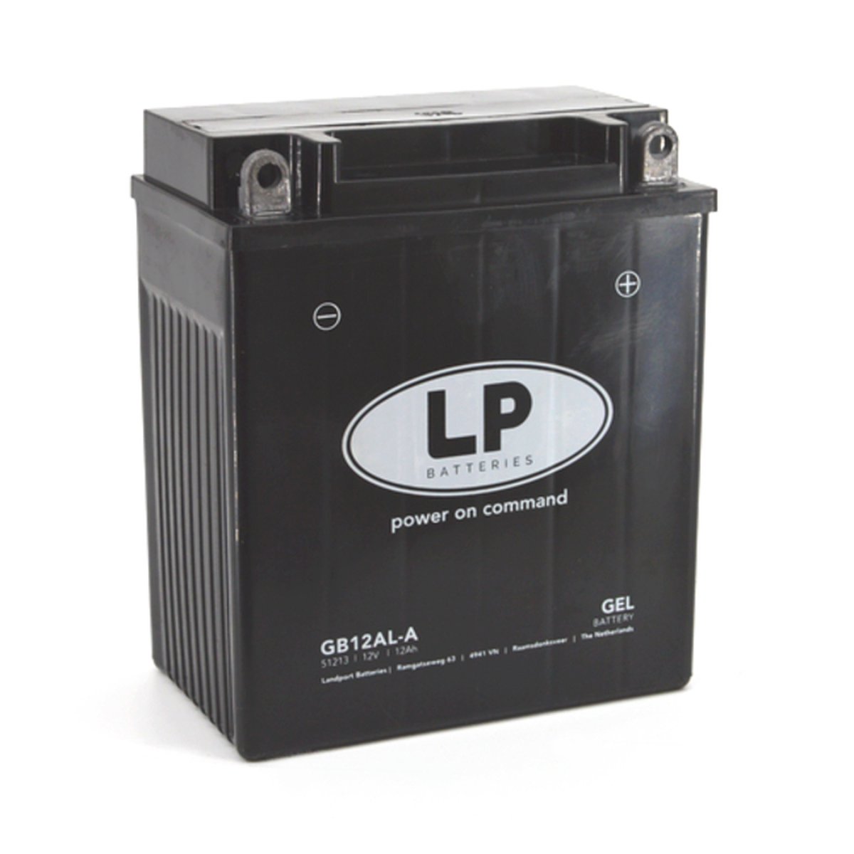 LANDPORT (LP) GB12AL-A MOTOR GEL ACCU 12 VOLT 12,0 AH (51213 - MG LB12A-3)