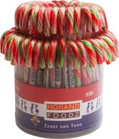 Holland Foodz Zuurstok Groen-Rood-Wit 72st.
