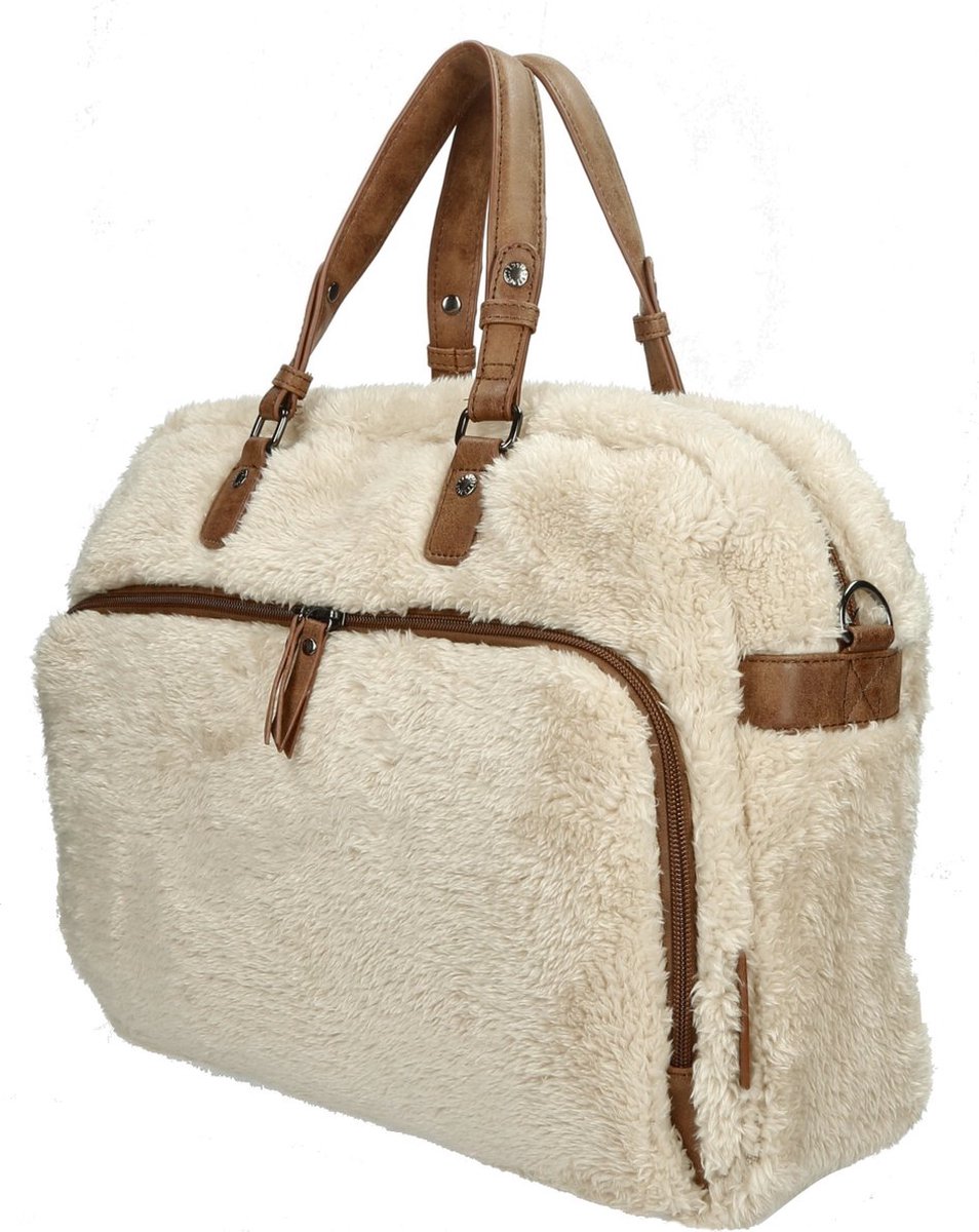 Enrico Benetti Teddy Luiertas / mombag / schoudertas 66655 - Off white – foto 2