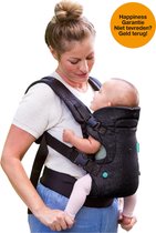 4-in-1 babydraagzak - Baby draagdoek - 4 Draagmethoden - Ergonomisch - Comfortabel - Verstelbare schouderbanden en heupband - Draagdoek - baby carrier - baby sling