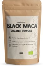 Cupplement - Zwarte Maca Poeder 100 Gram - Biologisch - Black Maca - Geen Capsules of Tabletten - Testosteron - Superfood
