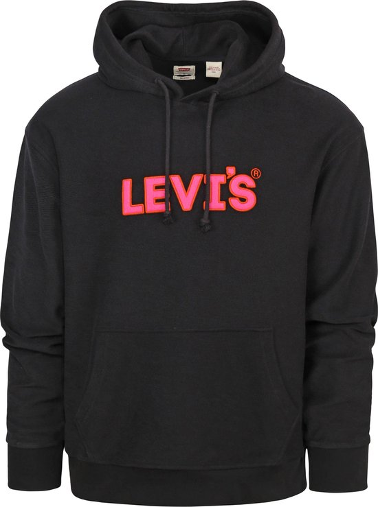 Levi's - Sweat à capuche Relaxed Zwart - Homme - Taille M - Coupe régulière