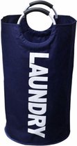 Panier à linge Aquafy bleu foncé - sac à linge - trieur à linge - pliable - étanche et hygiénique