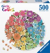 Ravensburger puzzel Circle of Colors Flowers - Legpuzzel - 500 stukjes
