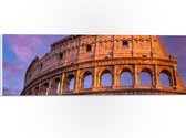 PVC Schuimplaat- Colosseum - Rome - Stad - Gebouw - 60x20 cm Foto op PVC Schuimplaat