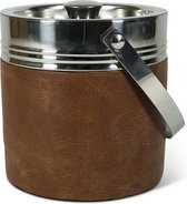 Authentic Models - Travel Ice Bucket - Decoratie - ijs emmer - Cocktailset - Bruin - Aluminium