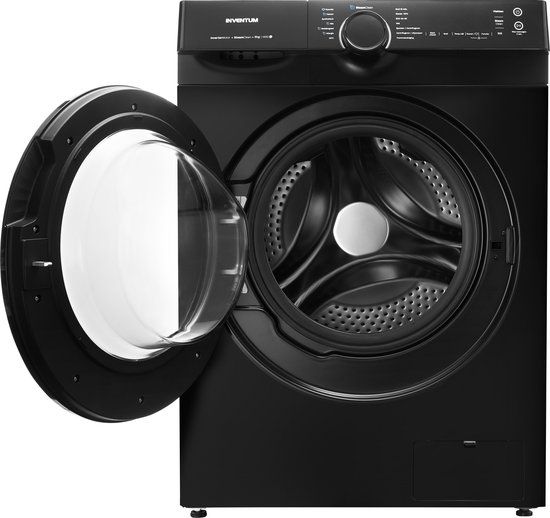 Inventum VWM9010B - Wasmachine - 9kg - 14 programma's - 1400 toeren - Energieklasse A-40% - Steam Clean - Zwart