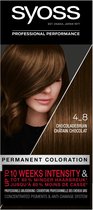Syoss Baseline - 4-8 Chocoladebruin - Permanente Haarverf - Haarkleuring - Voordeelverpakking - 3 Stuks