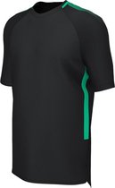 RugBee EDGE PRO TRAINING TEE BLACK/EMERALD Small