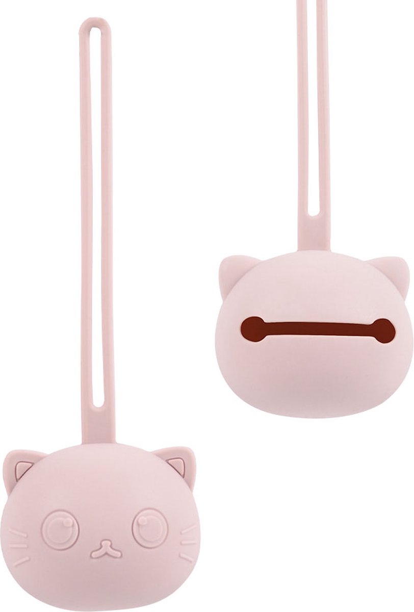 Goedkoopste Bo & Mila Pacifier Case - Siliconen Speenhouder - Poeder Roze - Speendoosje - Fopspeenhouder - Baby