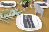 Nappe chemin de table nappe linge de table décoration de table nappe couleur et taille au choix (moutarde, nappe - 140 x 220 cm)