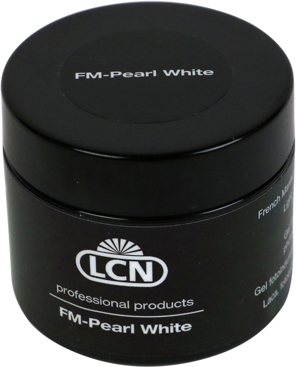 LCN FM-Pearl White lichtuithardende gel 15ml