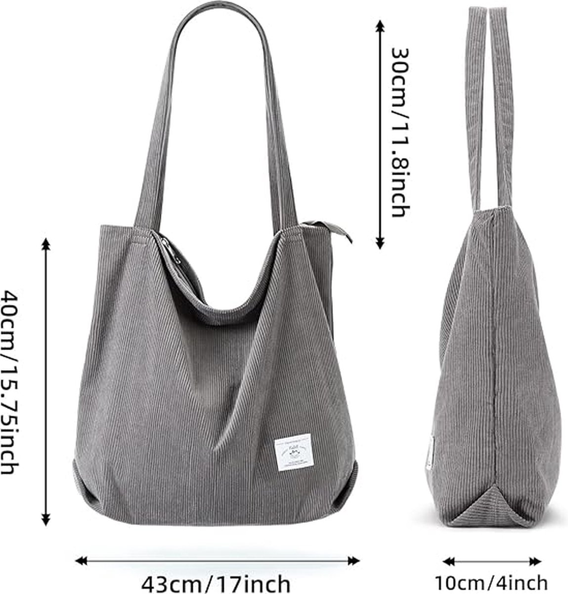Sac à bandoulière Sunny avec fermeture éclair