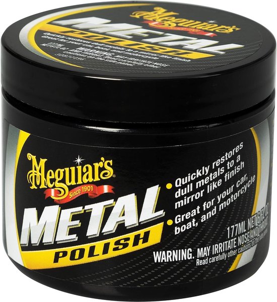 Meguiar's Metal Polish - Metaalpoets auto - Aluminium - Chrome - RVS-Zilver - Koper - 177ml van Merkloos — afbeelding 2