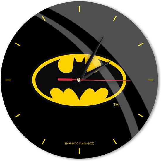 Horloge murale Batman 30,50 cm de large 3,6 cm d'épaisseur