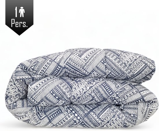 Dekbed imprimée 140x200cm Petrol/Pharo