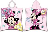 Disney Minnie Mouse Poncho / Badcape Pink Bow - 50 x 115 cm - Katoen