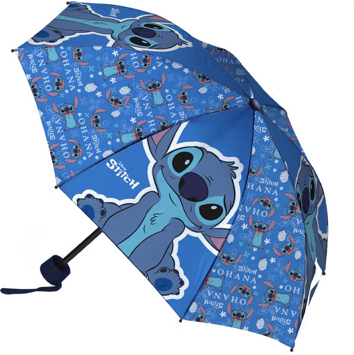 Disney Lilo & Stitch Paraplu, Ohana - Ø 90 x 24/55 cm - Polyester