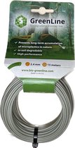 GreenLine biologisch afbreekbaar trimmerdraad / maaidraad - 2.4 mm / 15 meter